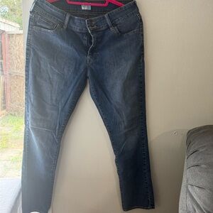 Old Navy Dark Blue Straight Leg Jeans